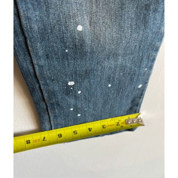 Apple Bottom Womens Y2K Embroidered Stretch Low Rise Denim Jeans Blue Sz 9/10 - Picture 12 of 14